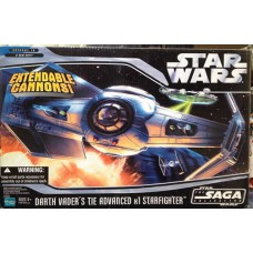 Darth Vader´s tie advanced X1 starfighter  ( Nave sellada Hasbro  2007) 